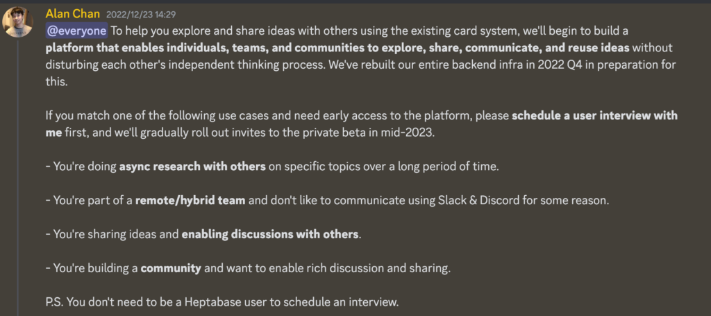 Heptabase用戶訪談